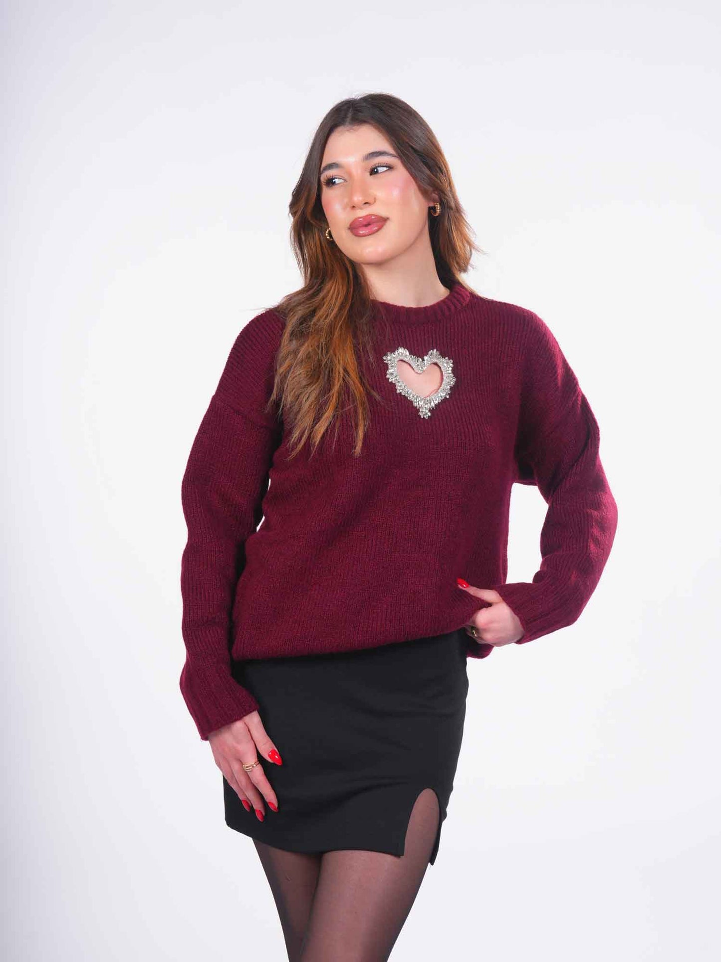 Heart sweater