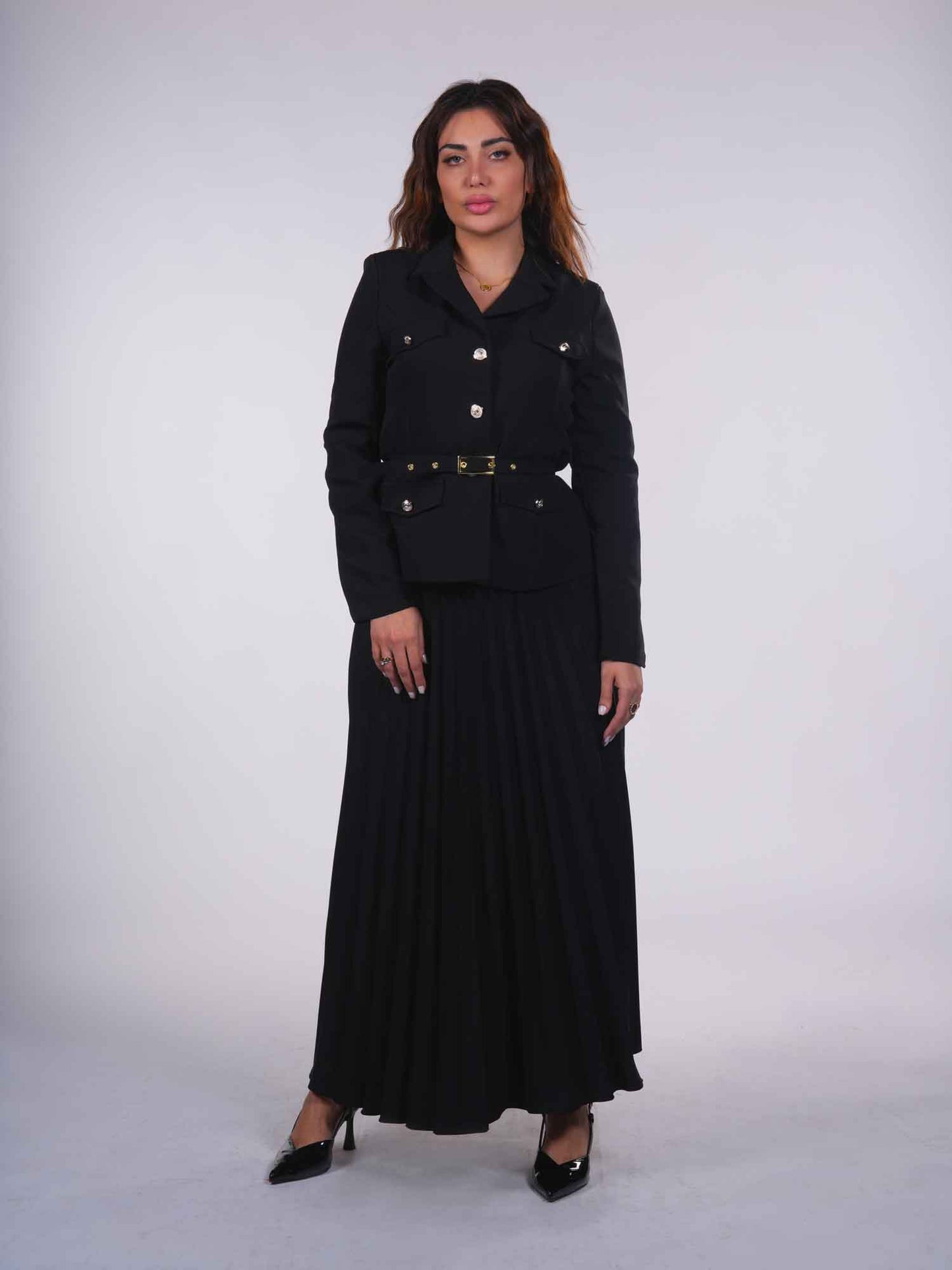 Skirt blazer set