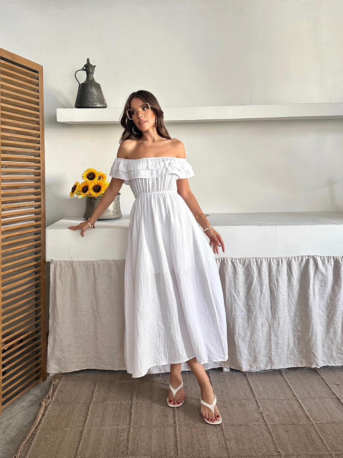 Off shoulder dress