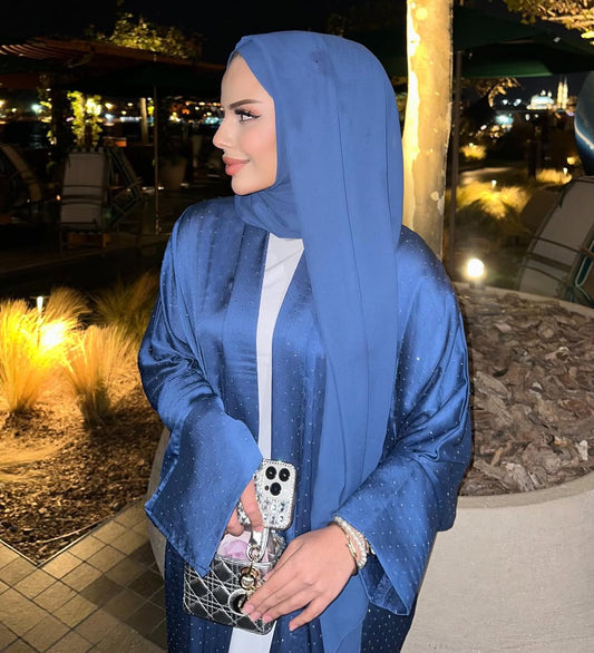 Blue abaya