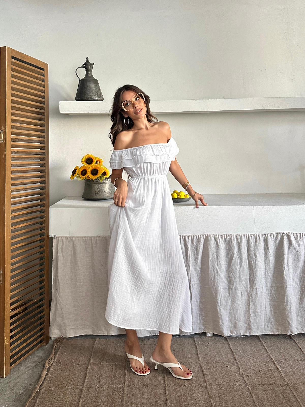 Off shoulder dress