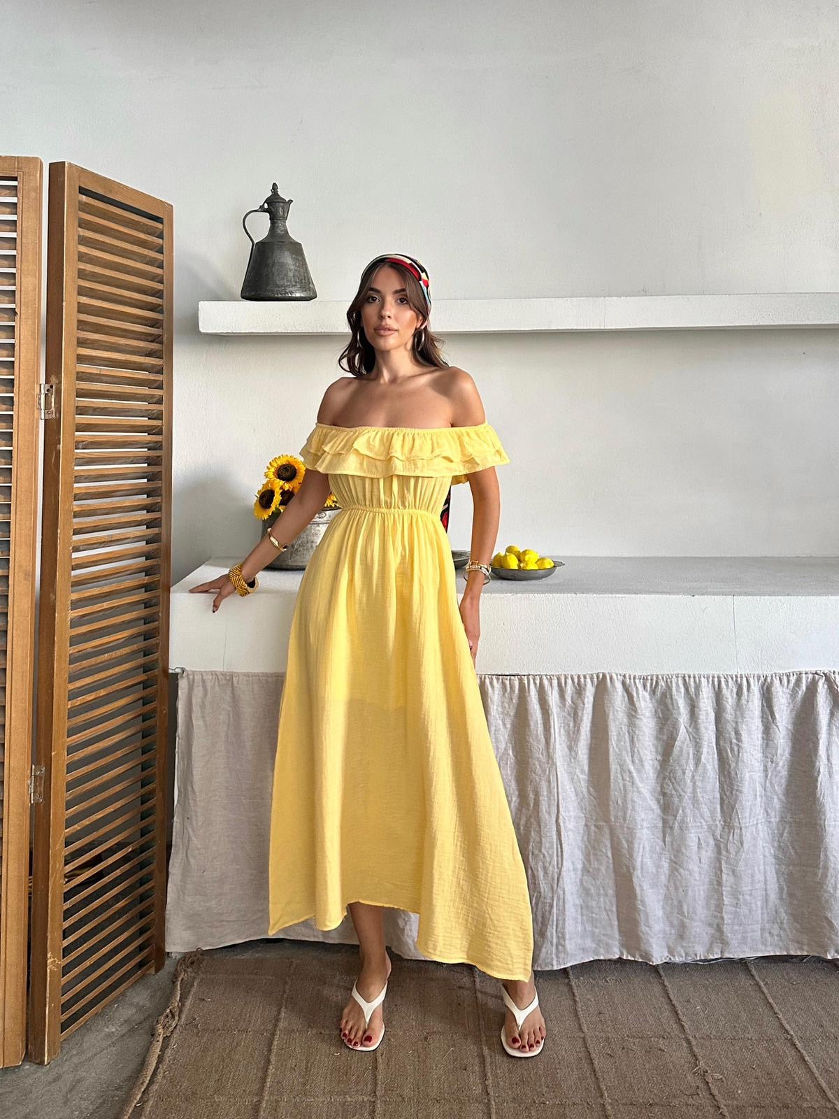 Off shoulder dress
