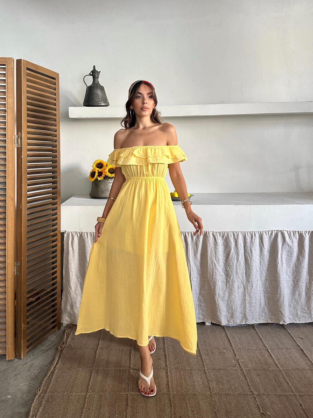 Off shoulder dress