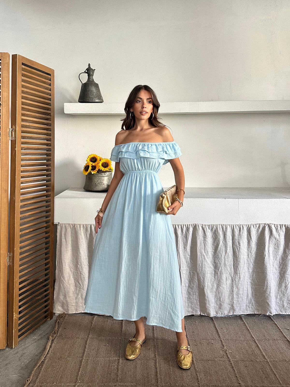 Off shoulder dress