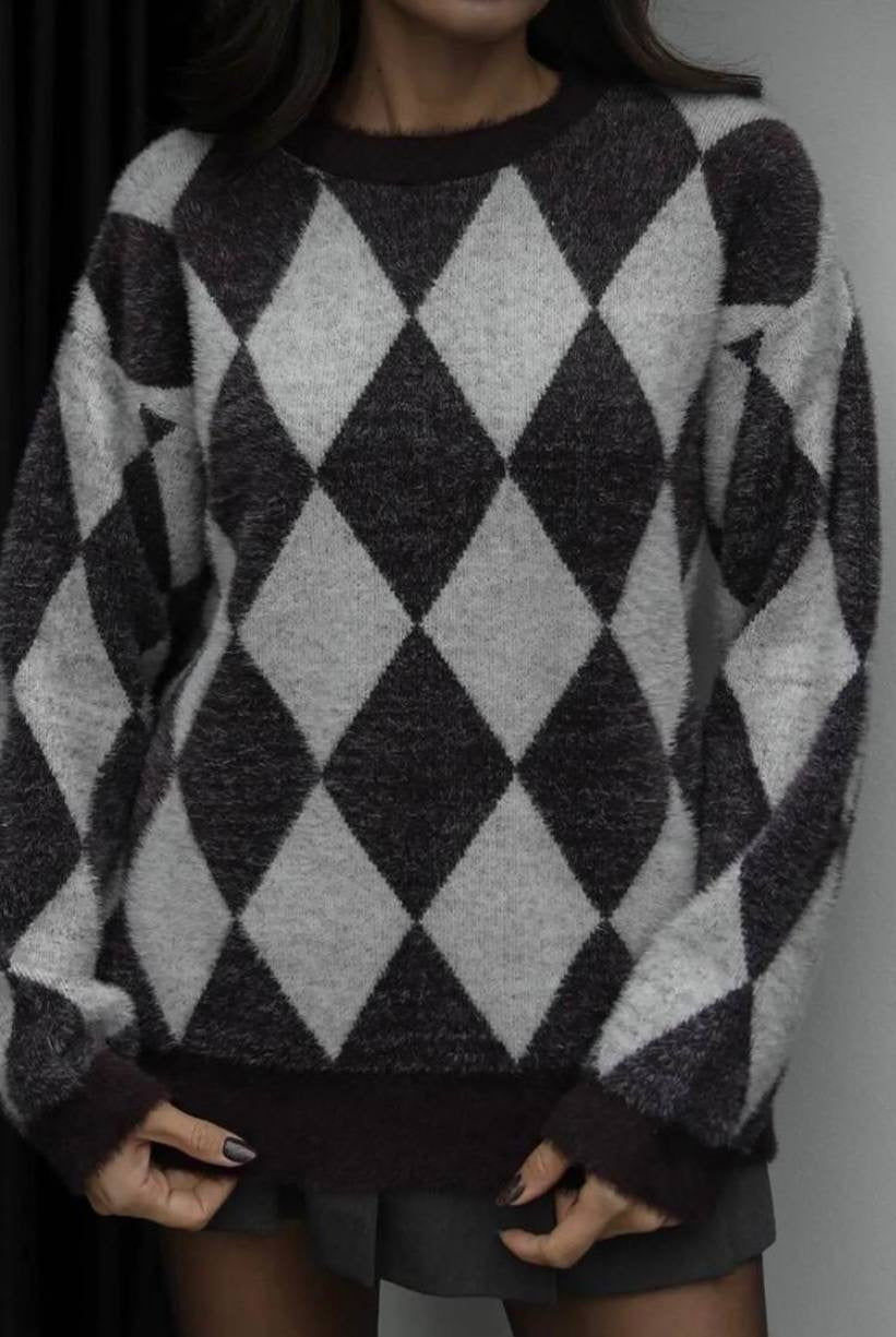 Argyle sweater