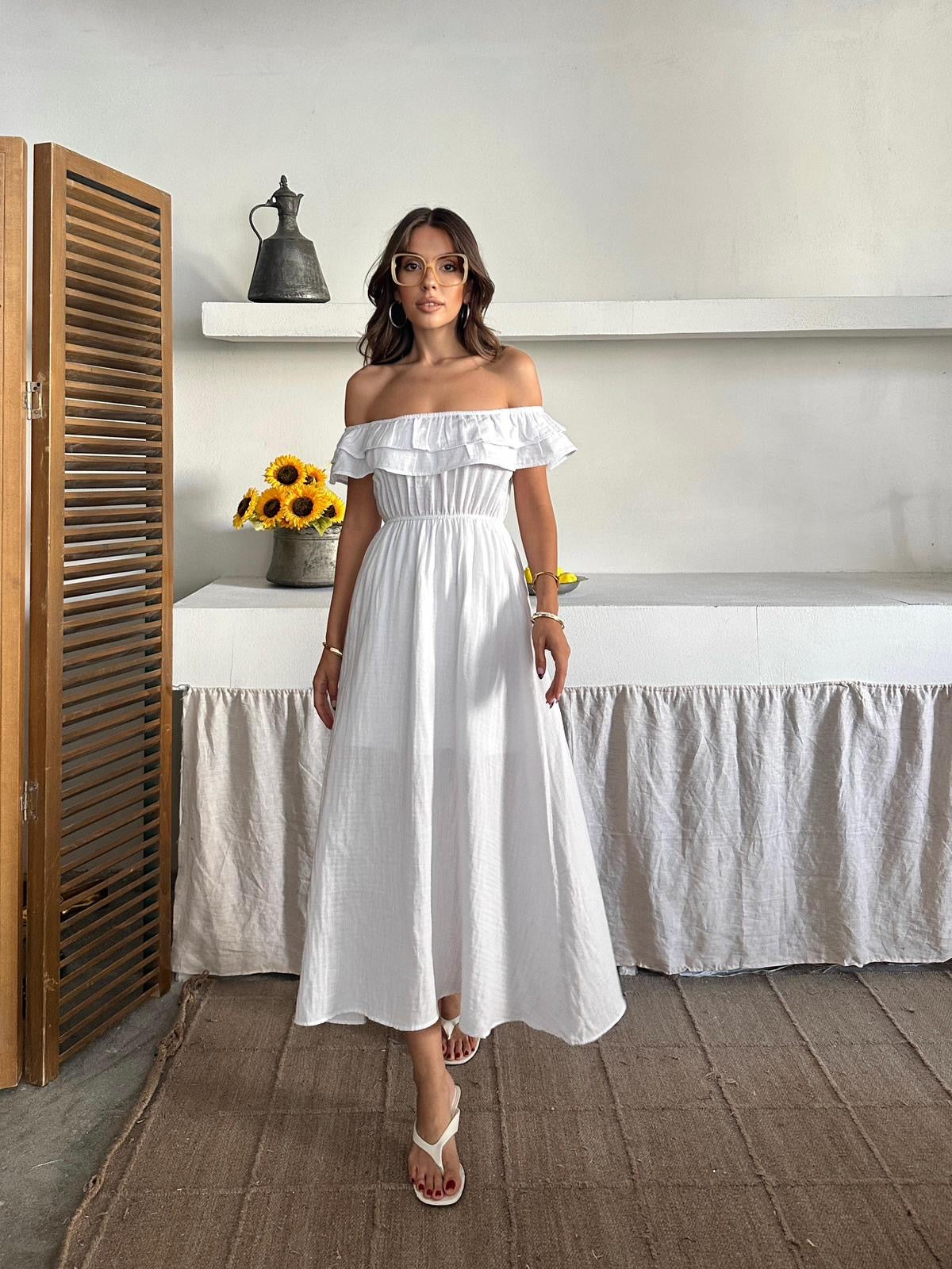 Off shoulder dress